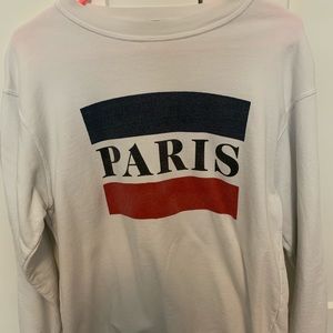 brandy melville paris sweatshirt